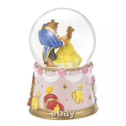 Disney Beauty and the Beast Snow Globe Figure Gift Box Disney Store