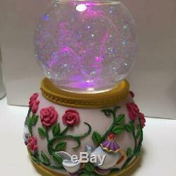 Disney Beauty and the Beast Snow Globe very Music Box rare from japan