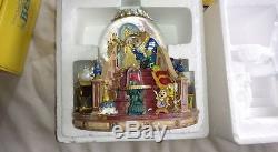 Disney Beauty and the Beast Snowglobe and 2- 3D Plates