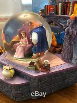 Disney Beauty and the Beast snow globe Music Box, Tale as Old as Time NEW