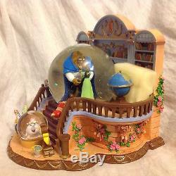 Disney Beauty & the Beast THERE SOMETHING THERE Musical Blower SnowGlobe-MIB