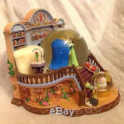 Disney Beauty & the Beast THERE SOMETHING THERE Musical Blower SnowGlobe-MIB
