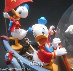 Disney Catalog Admiral Donald Duck Huey Dewey Louie Sea Scouts Snowglobe Captain