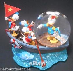 Disney Catalog Admiral Donald Duck Huey Dewey Louie Sea Scouts Snowglobe Captain