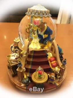 Disney Character Goods Beauty and the Beast Snow Globe Globe Music Box Dome