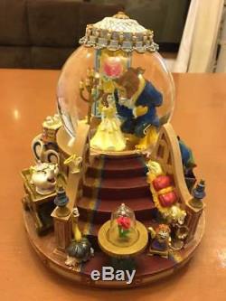 Disney Character Goods Beauty and the Beast Snow Globe Globe Music Box Dome