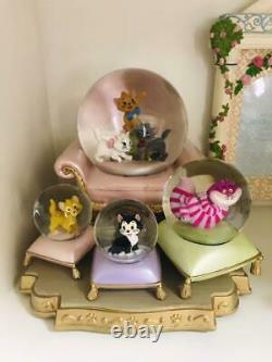 Disney Character Snow Globe I Love My Disney Cat Disney Store form Japan F/S NEW