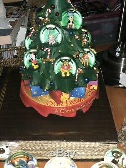 Disney Christmas Our Family Tree A Holiday Celebration Musical Snow Globe