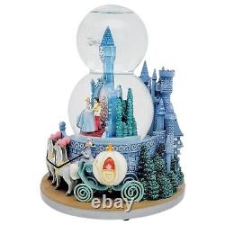 Disney Cinderella 2 Tier Musical Snow Globe