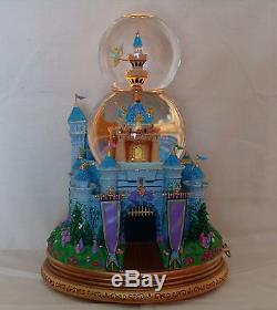 Disney Cinderella Castle Peter Pan Tinkerbell You Can Fly Snowglobe