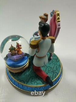 Disney Cinderella with Prince Charming Snow Globe Music Box