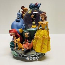 Disney Classics Vol 2 Through the Years Musical Snow Globe Bookend