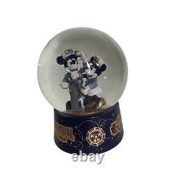 Disney Cruise Line DCL Disney Wish Inaugural Sailing Mickey & Minnie Snow Globe