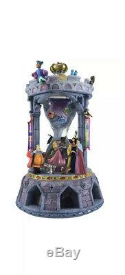 Disney Direct Sleeping Beauty Hourglass Snow Globe and Music Box Rare
