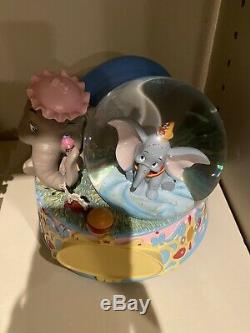 Disney Dumbo 25th Anniversary Musical Snowglobe Snow Globe