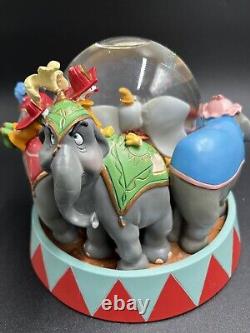 Disney Dumbo Animated Musical'Entry of the Gladiators' Snow Globe with Box
