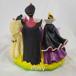 Disney Evil Villains Snow Globe With Fortune Teller and Blower in Globe for Snow