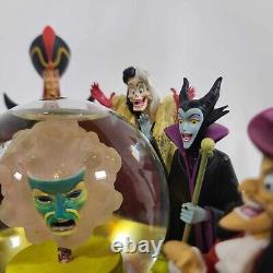 Disney Evil Villains Snow Globe With Fortune Teller and Blower in Globe for Snow