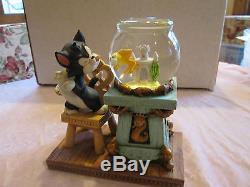 Disney Figaro & Cleo Fishbowl Snowglobe from Pinocchio, Hard to Find PH