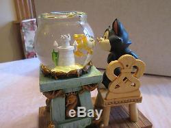 Disney Figaro & Cleo Fishbowl Snowglobe from Pinocchio, Hard to Find PH