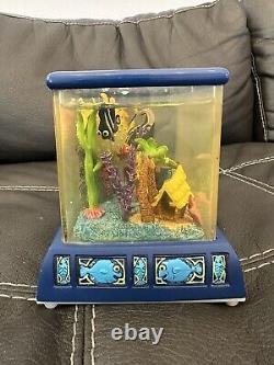 Disney Finding Nemo Aquarium Fish Tank Snow Globe Music Box Works Has Flaws