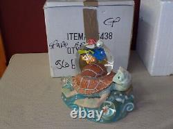 Disney Finding Nemo Turtle Ride Snow Globe & Music Box #95438 N/m & Works