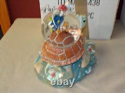 Disney Finding Nemo Turtle Ride Snow Globe & Music Box #95438 N/m & Works