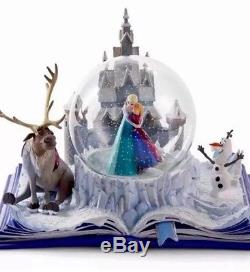Disney Frozen Hallmark Wonders Within Musical Water Globe On A Book Base