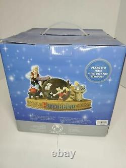 Disney Geppetto's Workshop Pinocchio Snow Globe Rare NEW Facotry Sealed