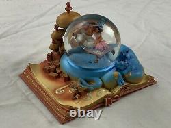 Disney Hallmark Aladdin Wonders Within 2014 Snow Water Globe RARE