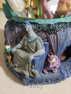 Disney Hercules I Won't Say Musical Snow Globe WithRotating Base WithTag Small Flaw