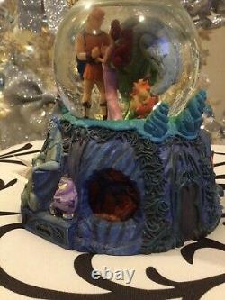 Disney Hercules Megara Hades Musical Snow Globe I WON'T SAY Rotating Base Box
