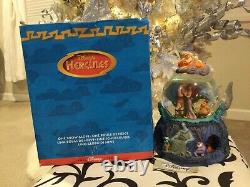 Disney Hercules Megara Hades Musical Snow Globe I WON'T SAY Rotating Base Box