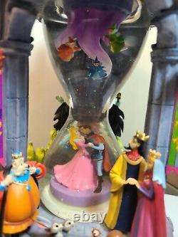 Disney Hourglass Snow Globe Sleeping Beauty Aurora withBox