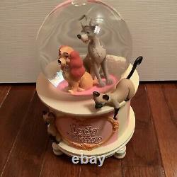 Disney Lady and The Tramp Si and Am Snow Globe