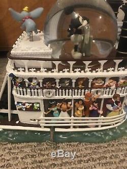 Disney Liberty Belle Riverboat Fantasmic Snow Globe