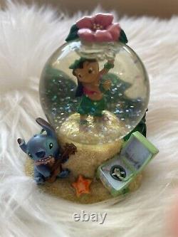 Disney Lilo and Stitch Mini Snow Globe Spaceship Disney Store 1221 From Disney