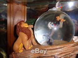 Disney Lion King Musical Circle of Life Snow Globe NIB RARE