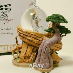 Disney Lion King Snow Dome Snow Globe Music Box 25th Anniversary