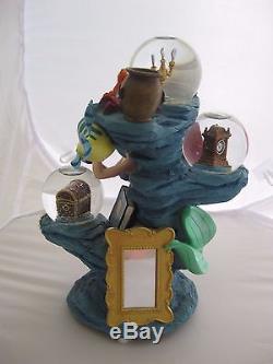 Disney Little Mermaid Ariel Snowglobe Limited Edition 350 with 3 mini Globes
