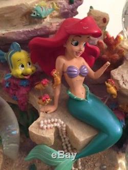 Disney Little Mermaid Ariel Under The Sea Coral Reef Symphony 4 Mini Snowglobe