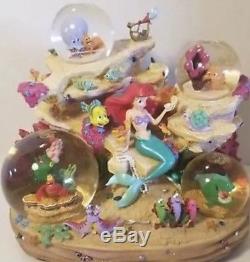 Disney Little Mermaid Snow globe-UNDER THE SEA-RARE BRAND NEW WITH BOX