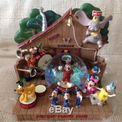 Disney MICKEY MOUSE CLUBHOUSE Figurine Musical Snowglobe-MIB