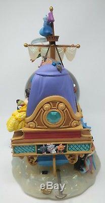 Disney Magical Gathering Pirate Ship Snowglobe Dumbo Pinocchio Stitch Alice HUGE