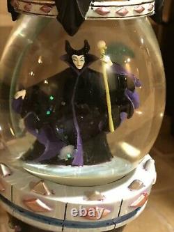 Disney Maleficent Hanging Vine Snowglobe with Stand Sleeping Beauty Villains Globe