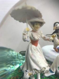 Disney Mary Poppins Let's Go Fly A Kite! Motion Fig Musical Snow Globe