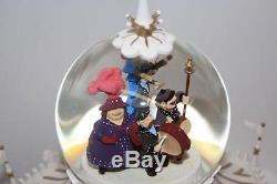 Disney Mary Poppins Snow Globe Carousel Horses Bert Musical Jolly Holiday WithBox