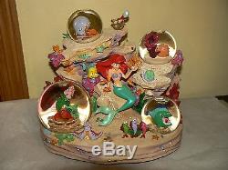 Disney Mermaid Ariel Symphony Under The Sea Musical Snowglobe