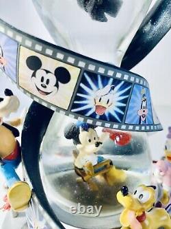 Disney Mickey Fab 5 Film Movie Hourglass Snow Globe RARE READ DESCRIPTION