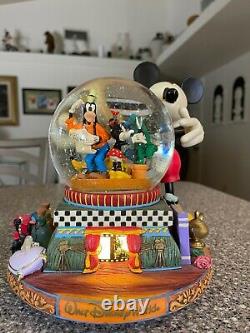 Disney Mickey & Friends Snow Globe 100 Years of Magic Lights Music